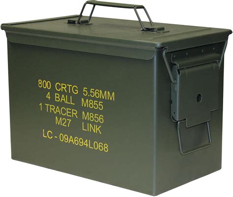 metal 50 cal ammo box|walmart 50 cal ammo can.